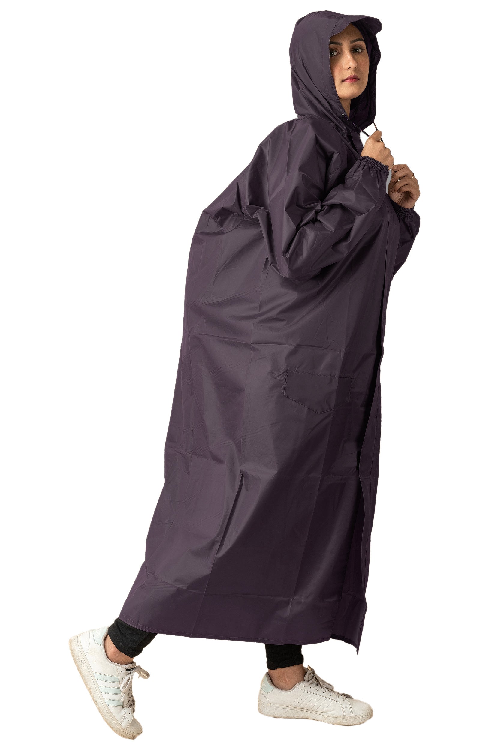 The Dry Cape Camper Raincoat for Women - Waterproof, Full Length, Scooty Ready