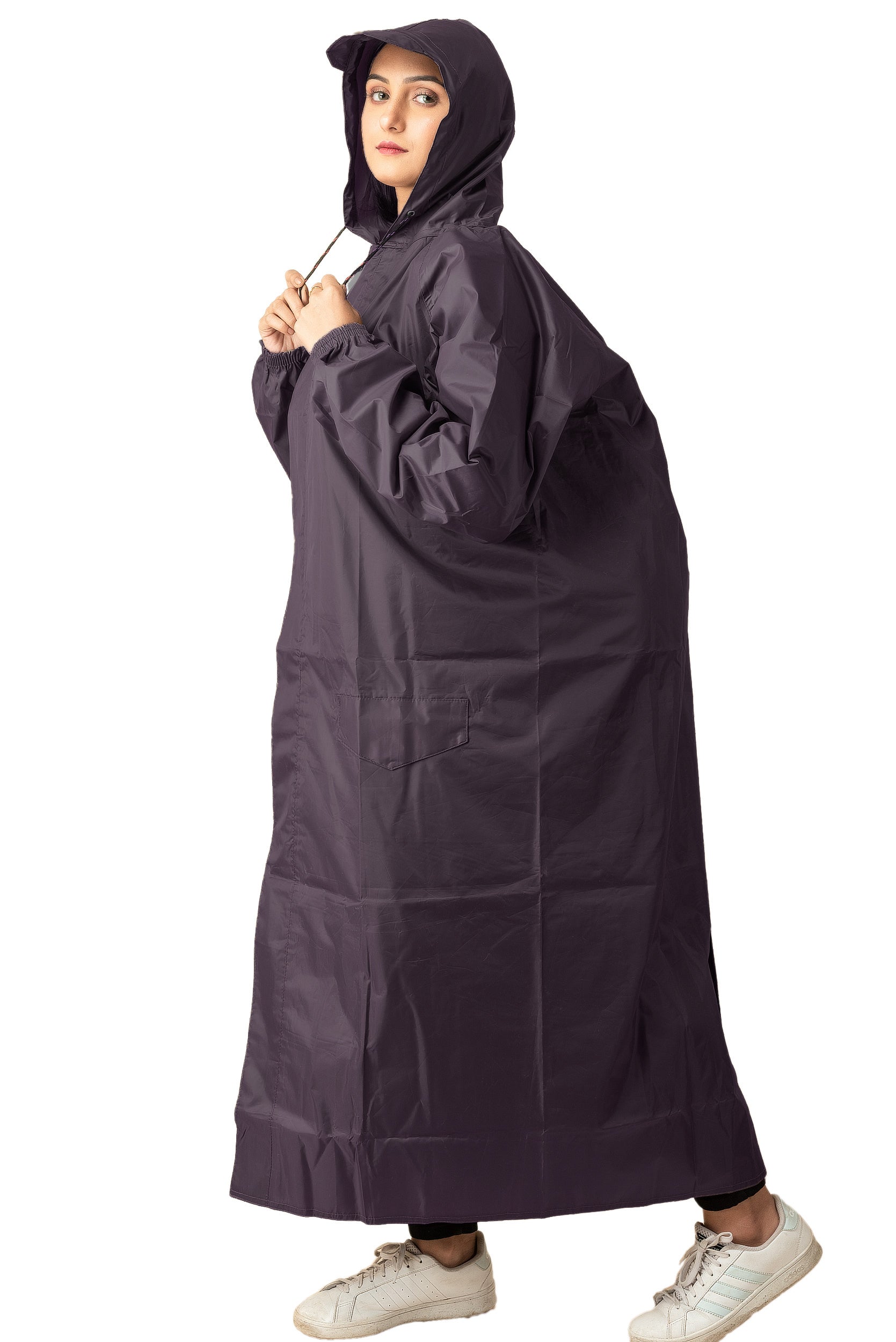 The Dry Cape Camper Raincoat for Women - Waterproof, Full Length, Scooty Ready